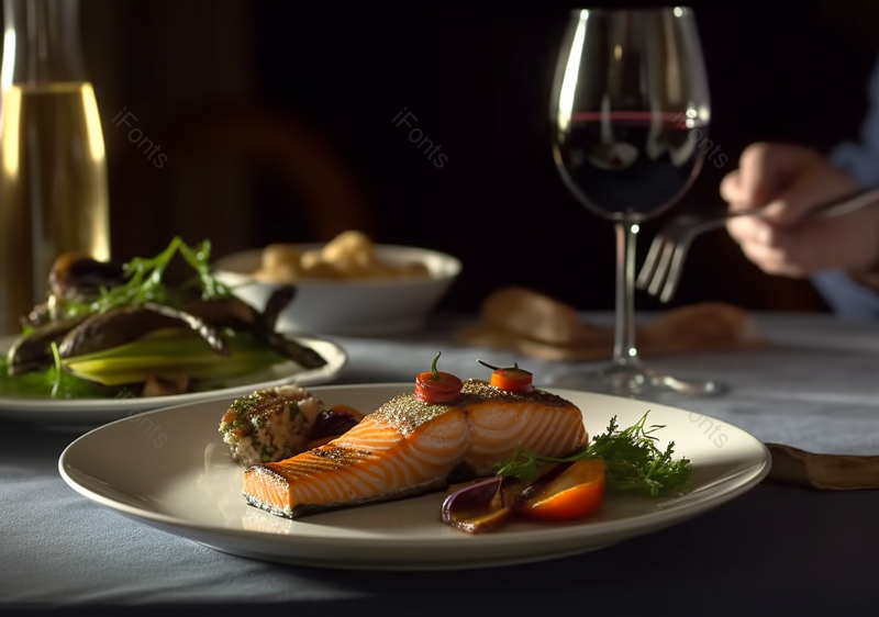 二人精致餐桌海鲜美食,高清,摄影图,摄影图片,图片大全,摄影图免费下载